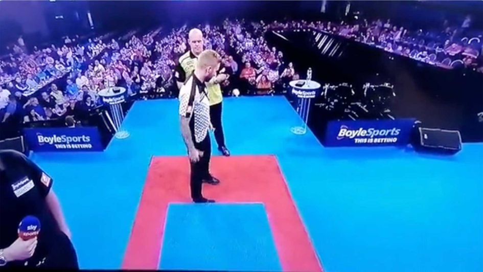 Danny Noppert wasn't happy with Michael van Gerwen