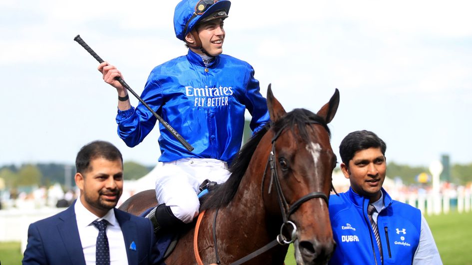 James Doyle celebrates on Blue Point