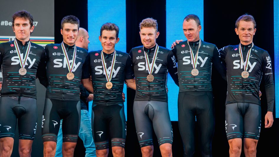 Team Sky: Third in the team time trial