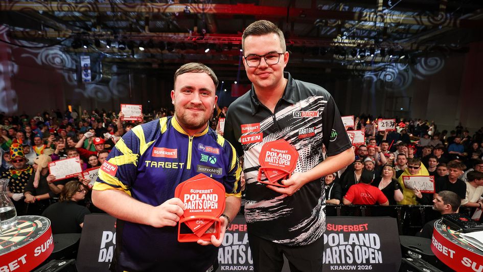 Luke Littler and Gian van Veen (Picture: PDC Europe)