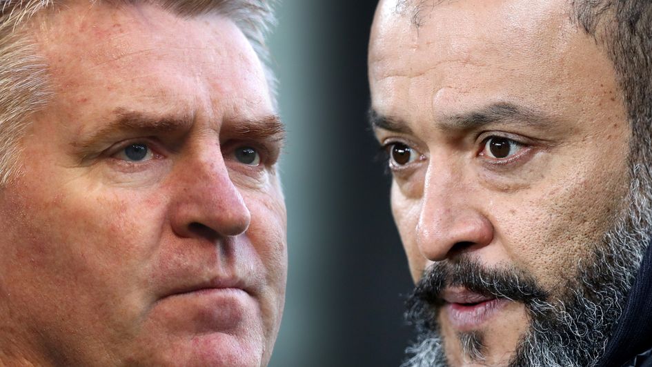 Dean Smith and Nuno Espirito Santo