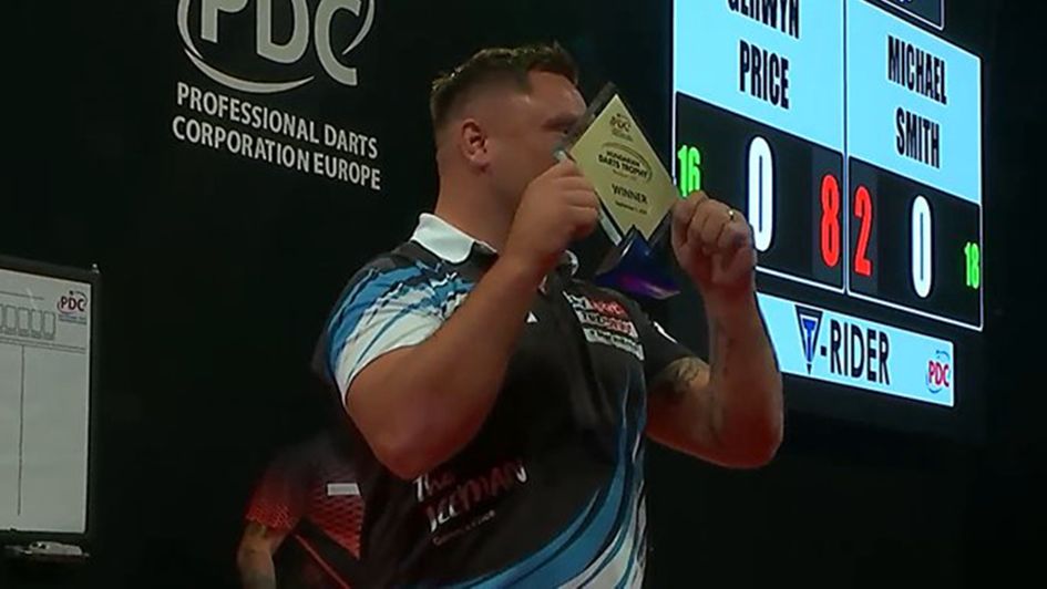 Gerwyn Price is the Hungarian Darts Trophy winner
