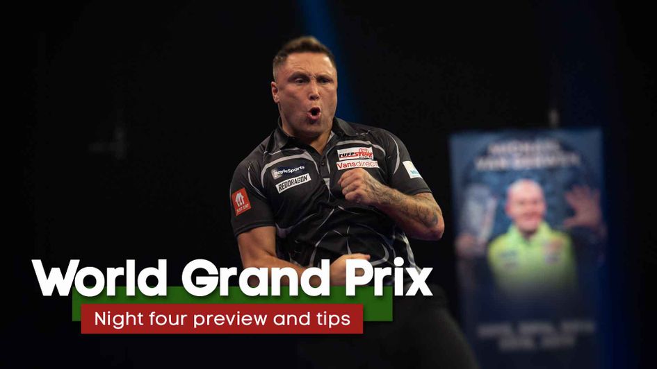 Gerwyn Price is in World Grand Prix action tonight