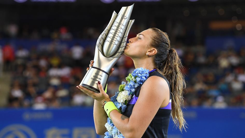 Aryna Sabalenka defends her title