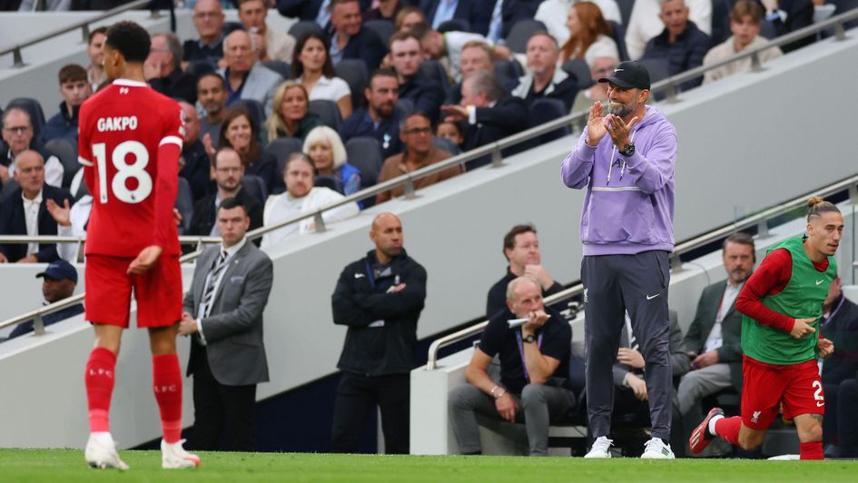 Cody Gakpo and Jurgen Klopp