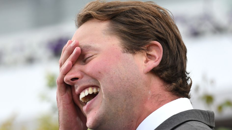 Charlie Fellowes reacts to A Prince Of Arran's success at Flemington