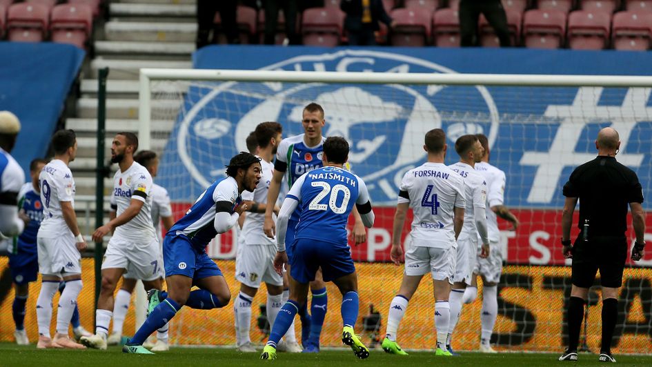 Reece James celebrates after scoring against Leeds