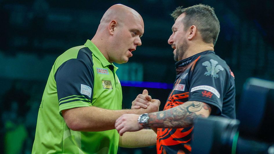 Michael van Gerwen and Jonny Clayton are threats in the bottom half of the draw