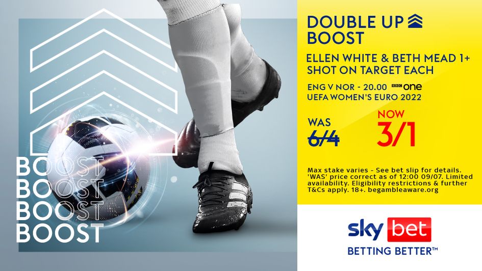 Sky Bet boost, White + Mead SOT -> http://m.skybet.com/go/event/29631760/bet?sels=1077579172&aff=688&dcmp=SL_ED_FOOTBALL_SLIP_WhiteMeadSOTBoost_1107