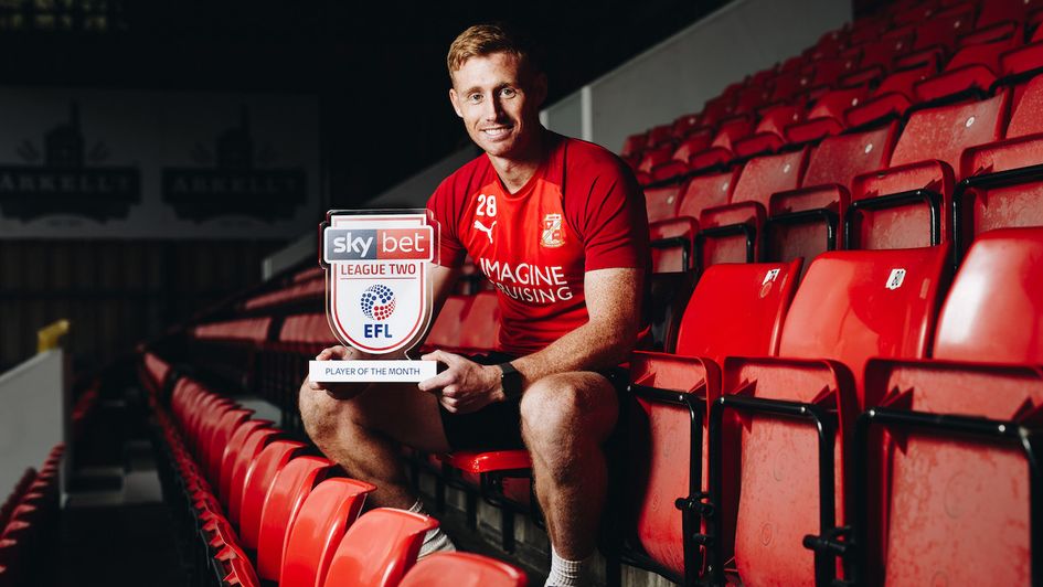 Eoin Doyle: Swindon forward receives Player of the Month award for second successive month