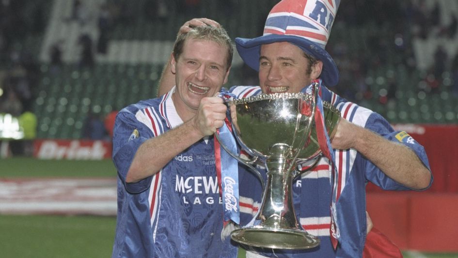 Paul Gascoigne and Ally McCoist