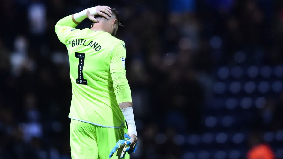 Jack Butland: The Stoke goalkeeper made two costly errors in the defeat at Preston