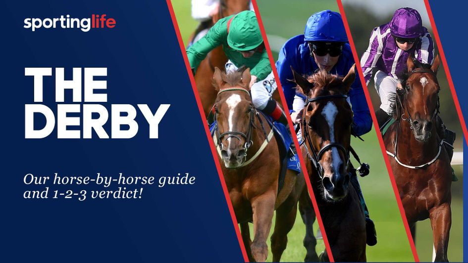 Scroll down for our horse-by-horse guide and verdict for the Investec Derby