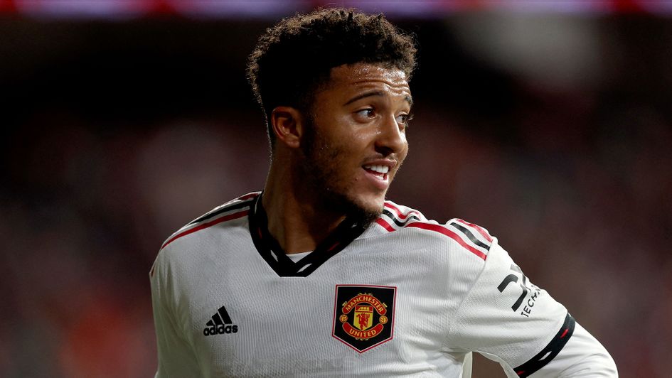 Manchester United's Jadon Sancho