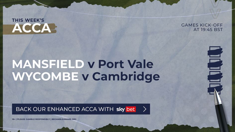 Tuesday This Week's Acca selections - October 31