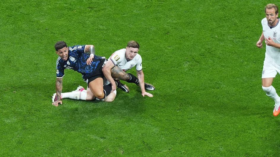 Argentina love getting stuck in