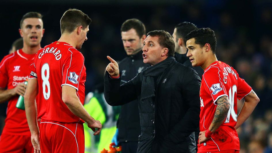 Brendan Rodgers during his time in charge of Liverpool