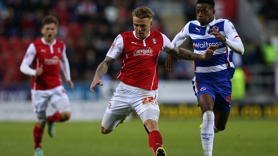 Danny Ward (red) has joined Cardiff City