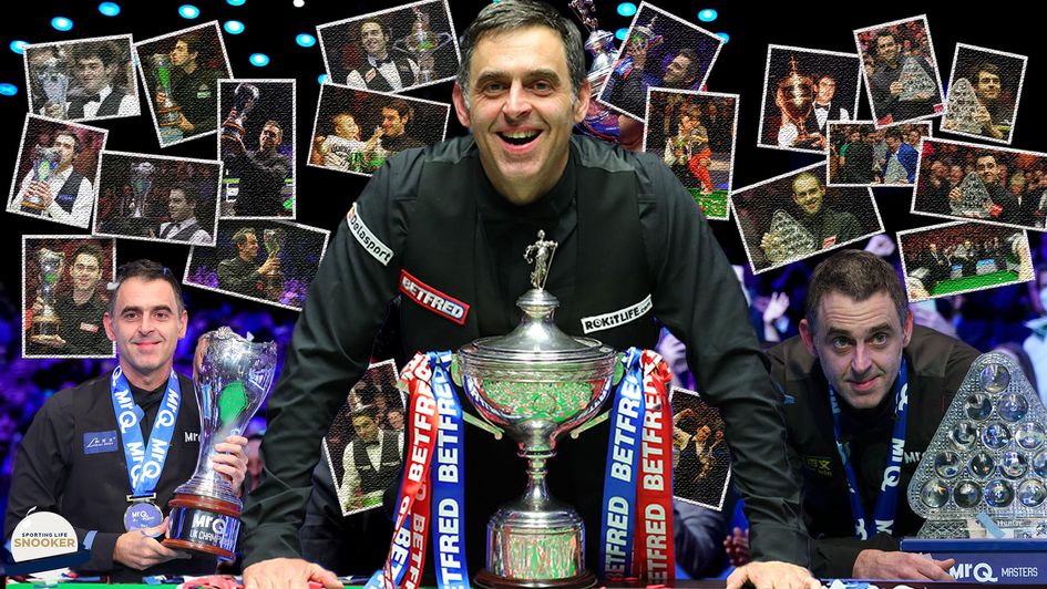 Ronnie O'Sullivan is chasing an eighth world title and a 24th Triple Crown