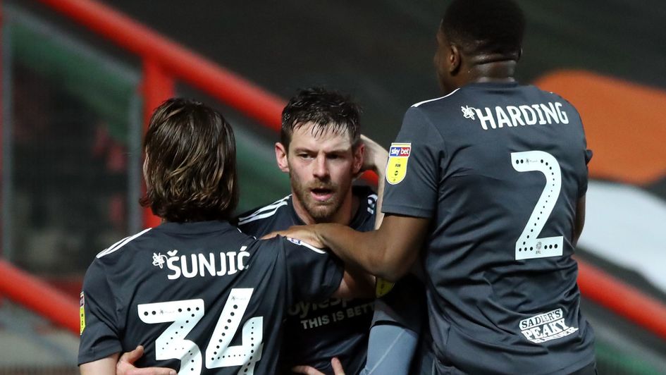 Birmingham City's Lukas Jutkiewicz celebrates scoring his side's third goal