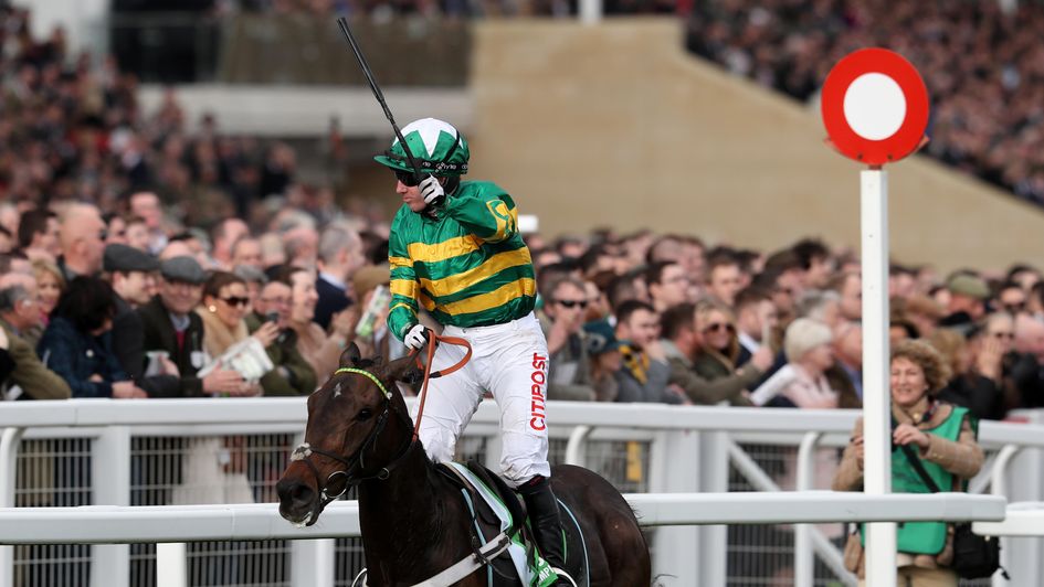 Buveur D'Air wins the 2017 Champion Hurdle