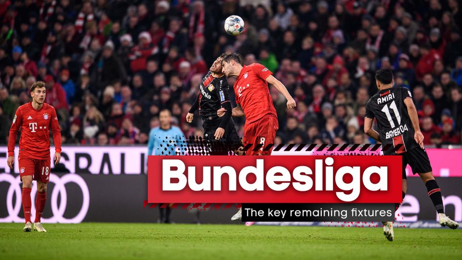 We look at the key fixture in each of the remaining nine Bundesliga gameweeks