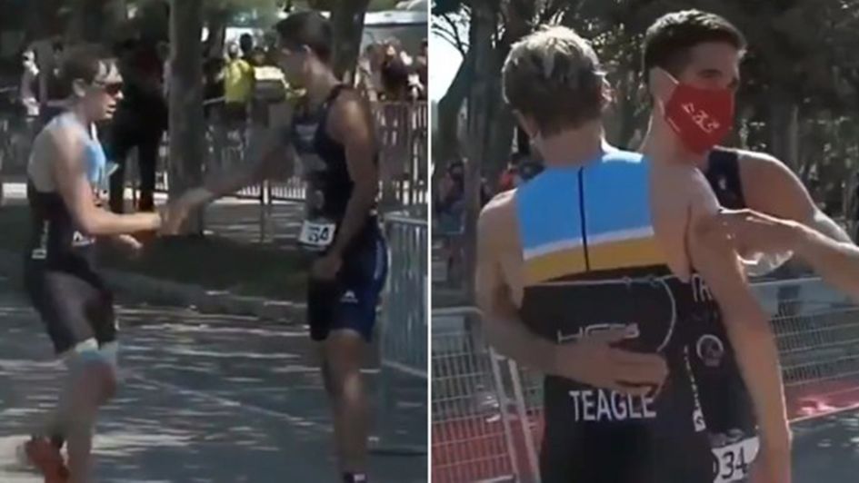 Scroll down to watch this incredible act of sportsmanship