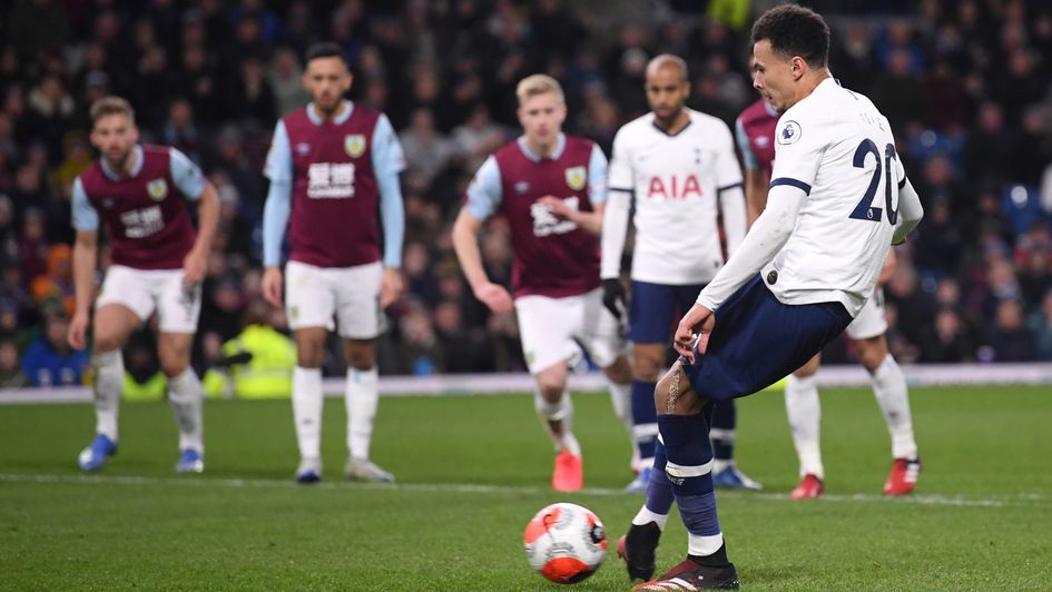 Dele Alli: Spurs forward's 50th Premier League goal came from the spot against Burnley