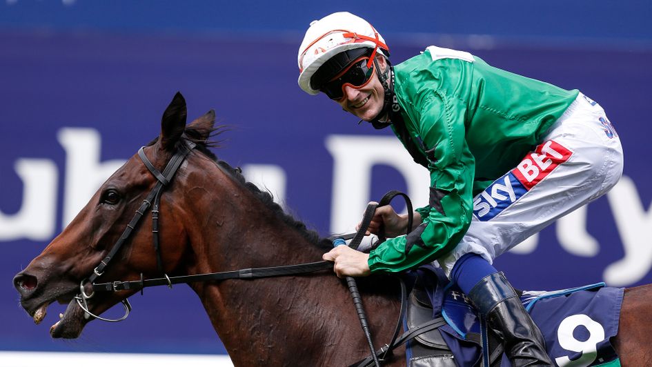 Fran Berry enjoys his victory on Great Hall