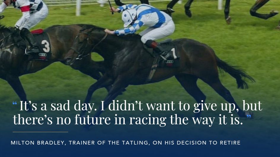 Milton Bradley has decided to call it a day