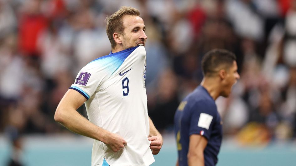 Harry Kane missed a late penalty for England
