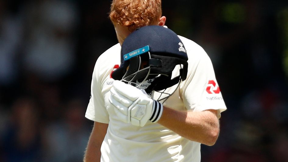 Jonny Bairstow with a knowing century celebration