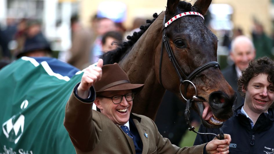 Harry Whittington celebrates with Simply The Betts