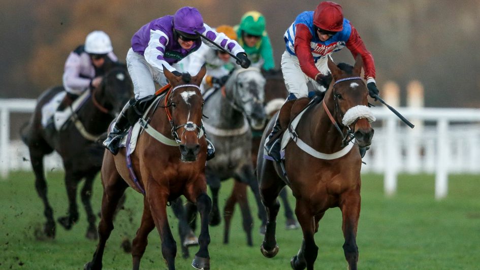Nestor Park (left): Battled well to win his bumper