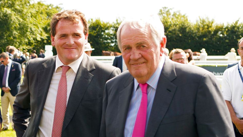 The Hannons in the winners' enclosure