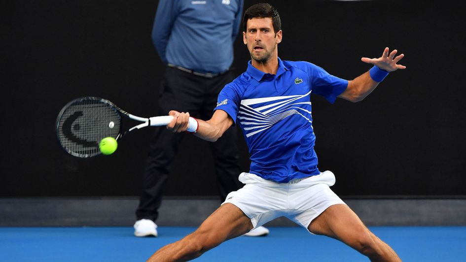 Novak Djokovic opened his Australian Open campaign with a straight sets victory