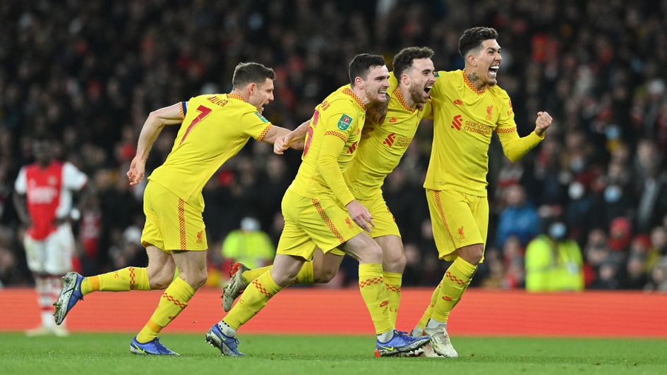 Arsenal 0-2 Liverpool: Reds head to Carabao Cup final after Diogo Jota double