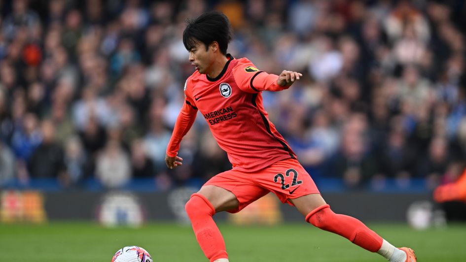 Mitoma against Tottenham