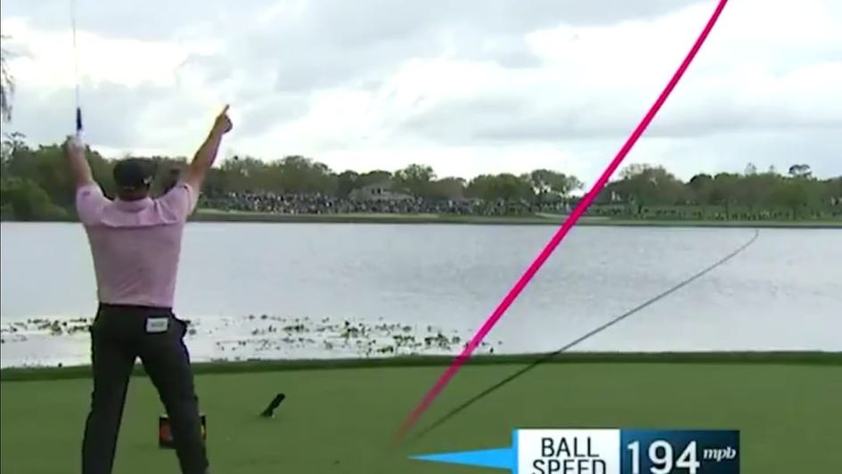 Bryson DeChambeau rips a drive towards the sixth green (Pic: PGA Tour)