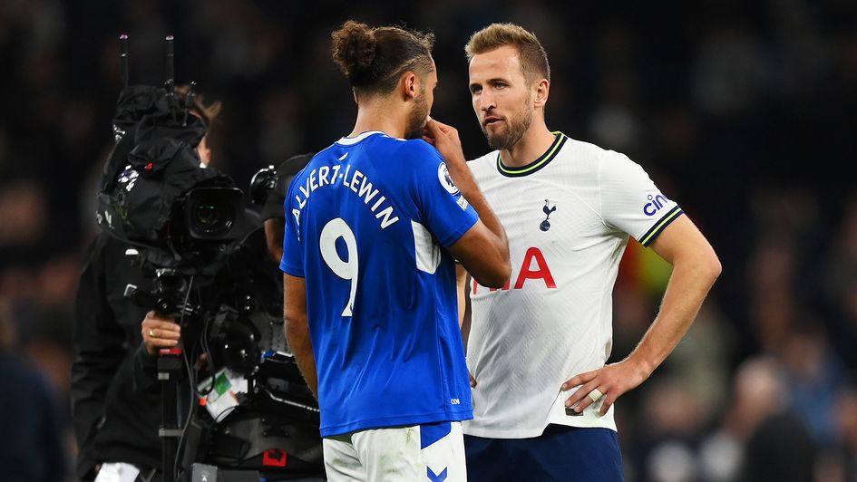 Dominic Calvert-Lewin in conversation with Harry Kane