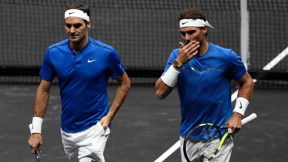 Roger Federer and Rafael Nadal team up in the Laver Cup