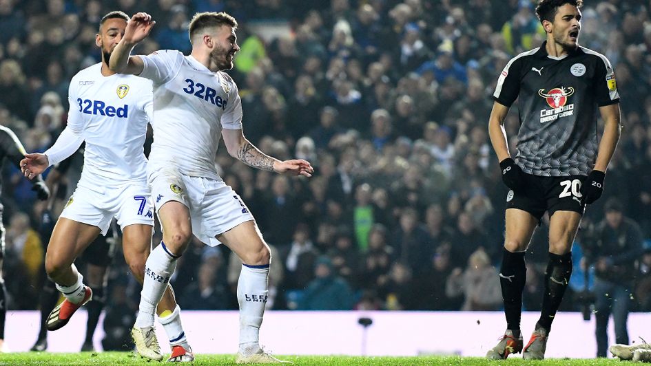 Stuart Dallas scores for Leeds against Reading