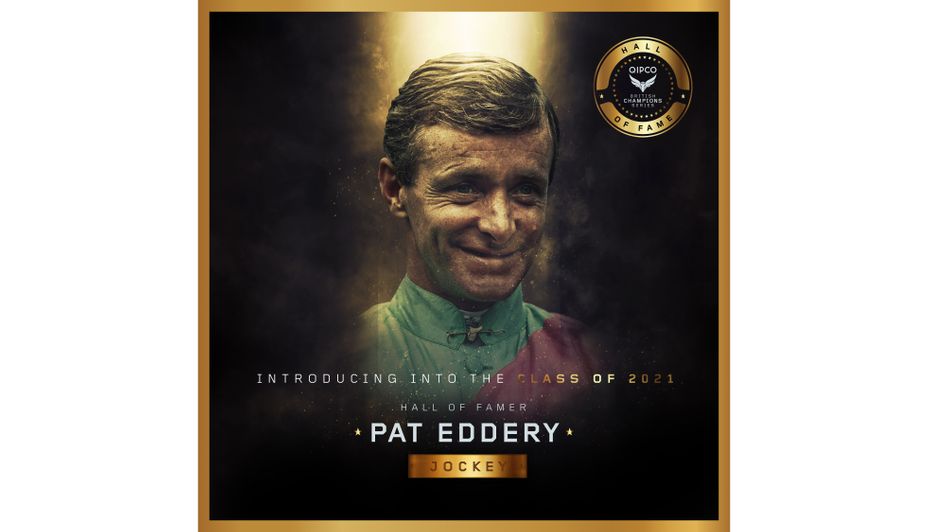 Pat Eddery has been introduced into the Hall of Fame
