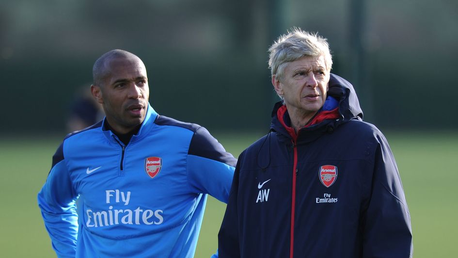 Thierry Henry made his name as a player under Arense Wenger's management