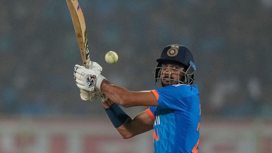 Axar Patel is no mug with the bat