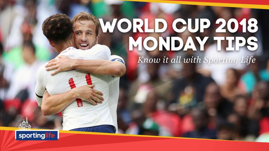 Check out our best bets for Monday's World Cup games as England begin their campaign
