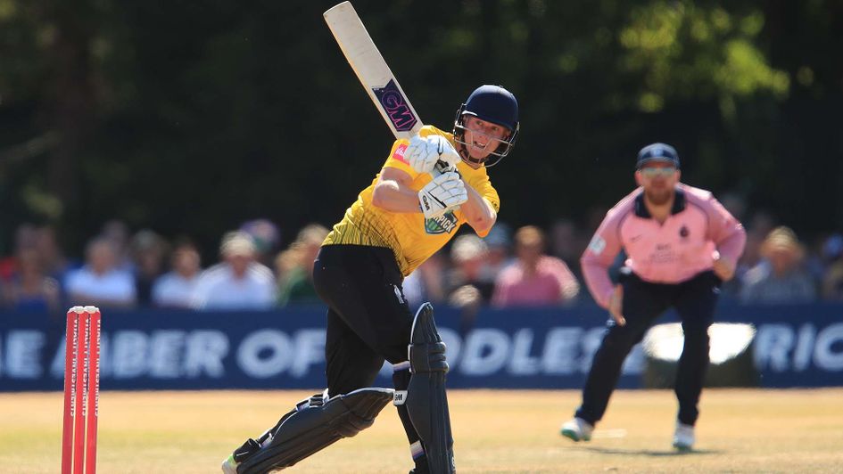 Miles Hammond in action for Gloucestershire