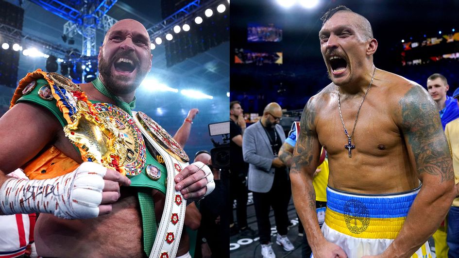 Tyson Fury and Oleksandr Usyk