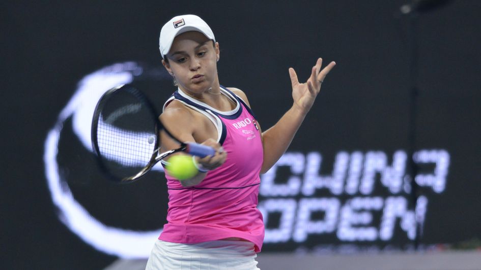 Ashleigh Barty in action at the China Open