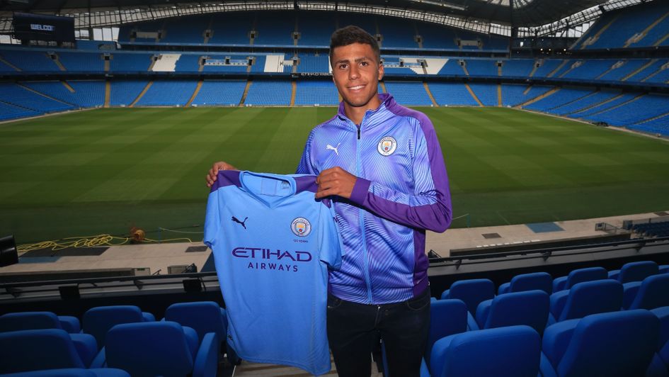 Manchester City's new home kit for the 2019/20 Premier League season